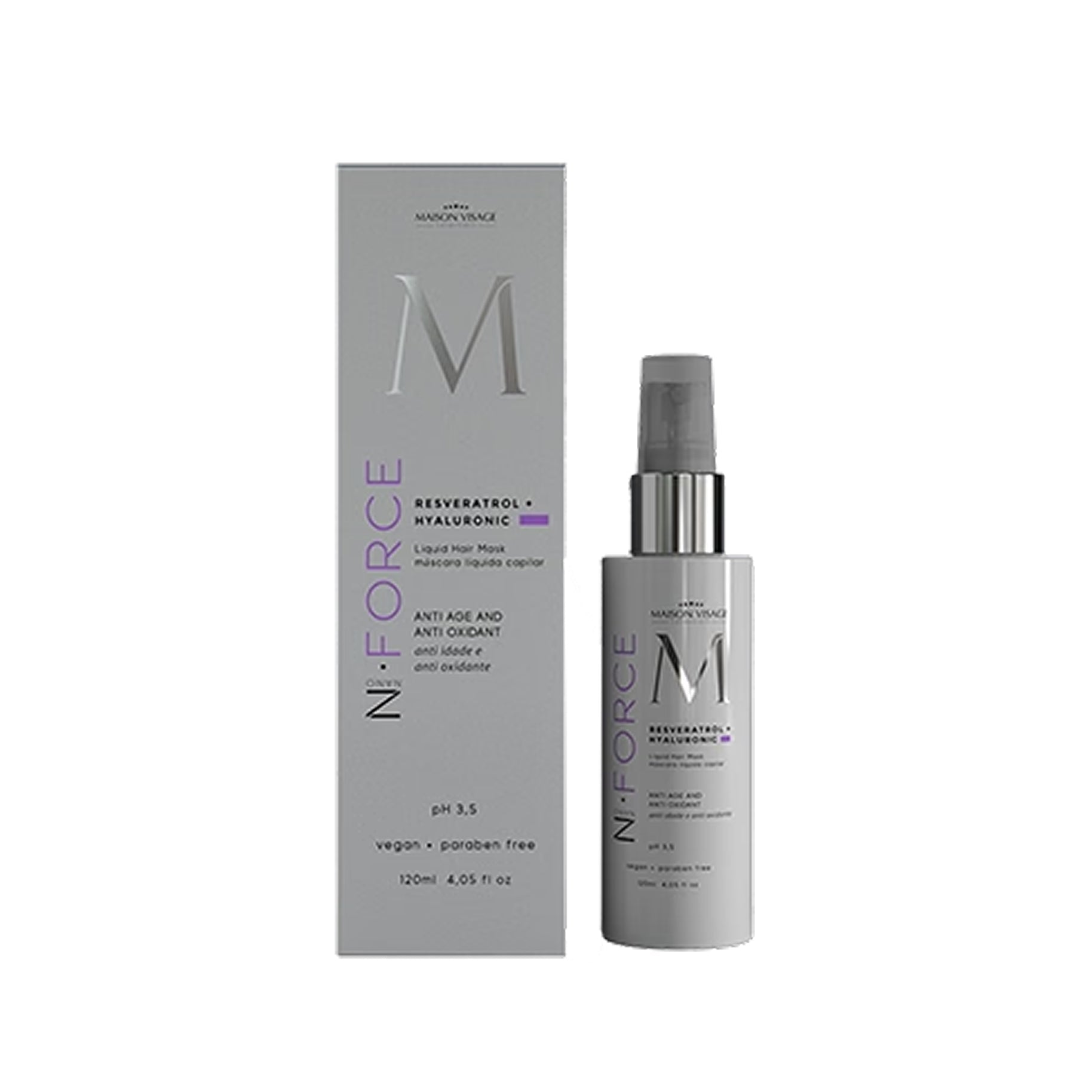MVC NANO FORCE RESVERATROL + HYALURONIC MASK LIQUID 120ML